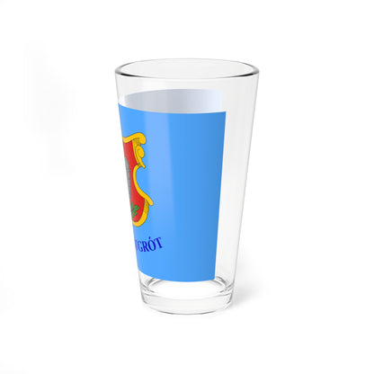 Flag of Zalaszentgrot (Hungary) Pint Glass 16oz