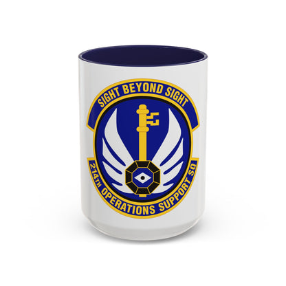 214th Operations Support Squadron (U.S. Air Force) Accent Coffee Mug