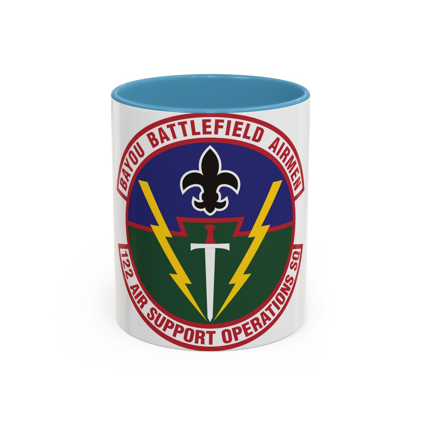 122d Air Support Operations Squadron (U.S. Air Force) Accent Coffee Mug