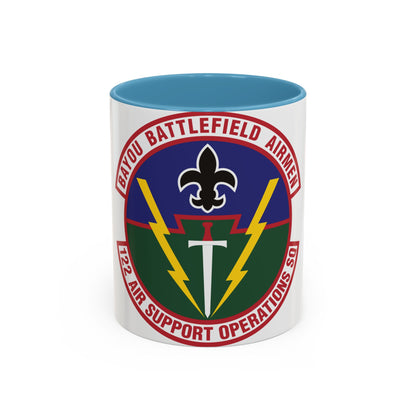 122d Air Support Operations Squadron (U.S. Air Force) Accent Coffee Mug