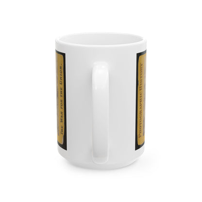 A Dead Rebel Soldier, As He Lay In The Trenches Of  Fort Hell (U.S. Civil War) White Coffee Mug