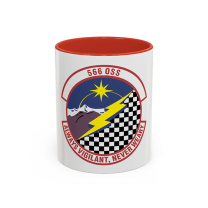 566th Operations Support Squadron (U.S. Air Force) Accent Coffee Mug