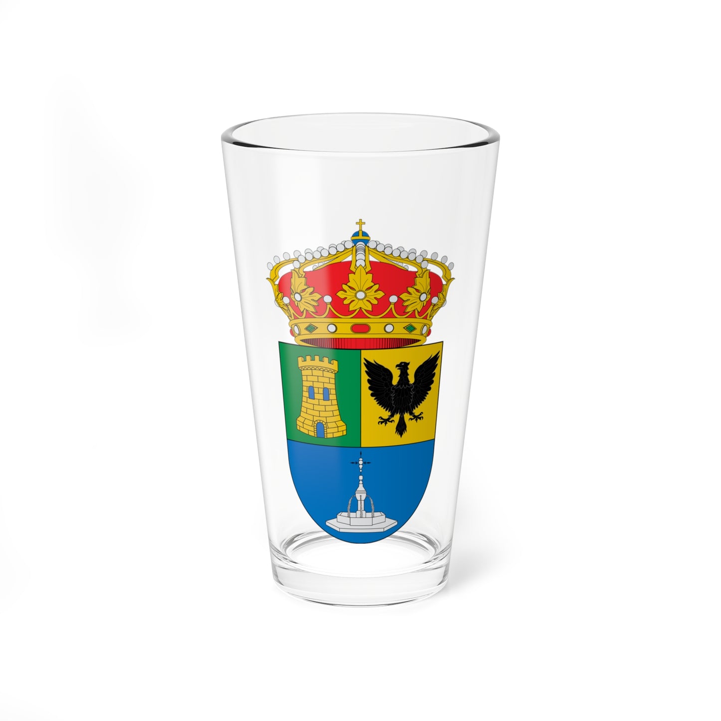 Escudo de Fuentealbilla (Spain) (Coat of Arms) Pint Glass 16oz