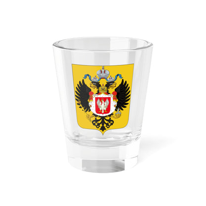 Medium Coat of Arms of Congress Poland (Poland) (Coat of Arms) Shot Glass 1.5oz
