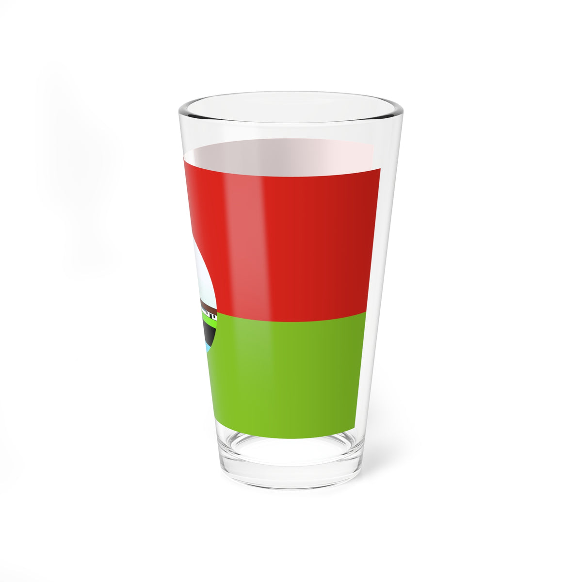Bandera de Alto Orinoco Venezuela (Venezuela) Pint Glass 16oz