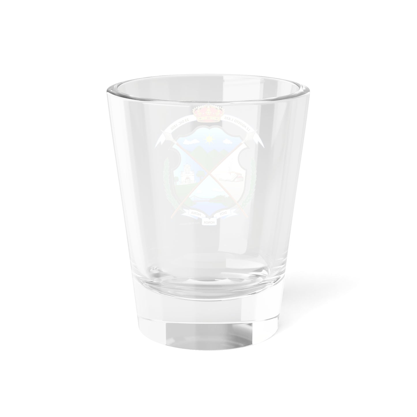 La Victoria Valle del Cauca Escudo (Colombia) (Coat of Arms) Shot Glass 1.5oz