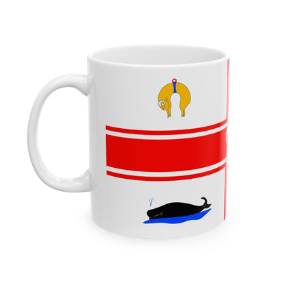 Flag of the City of Melbourne Australia - White Coffee Mug