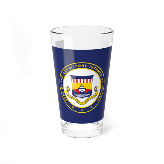 Flag of Panama Canal Zone (Panama) Pint Glass 16oz