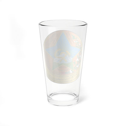 The coat of arms of the Tajik SSR 04.1929-24.02.1931 (Tajikistan) (Coat of Arms) Pint Glass 16oz