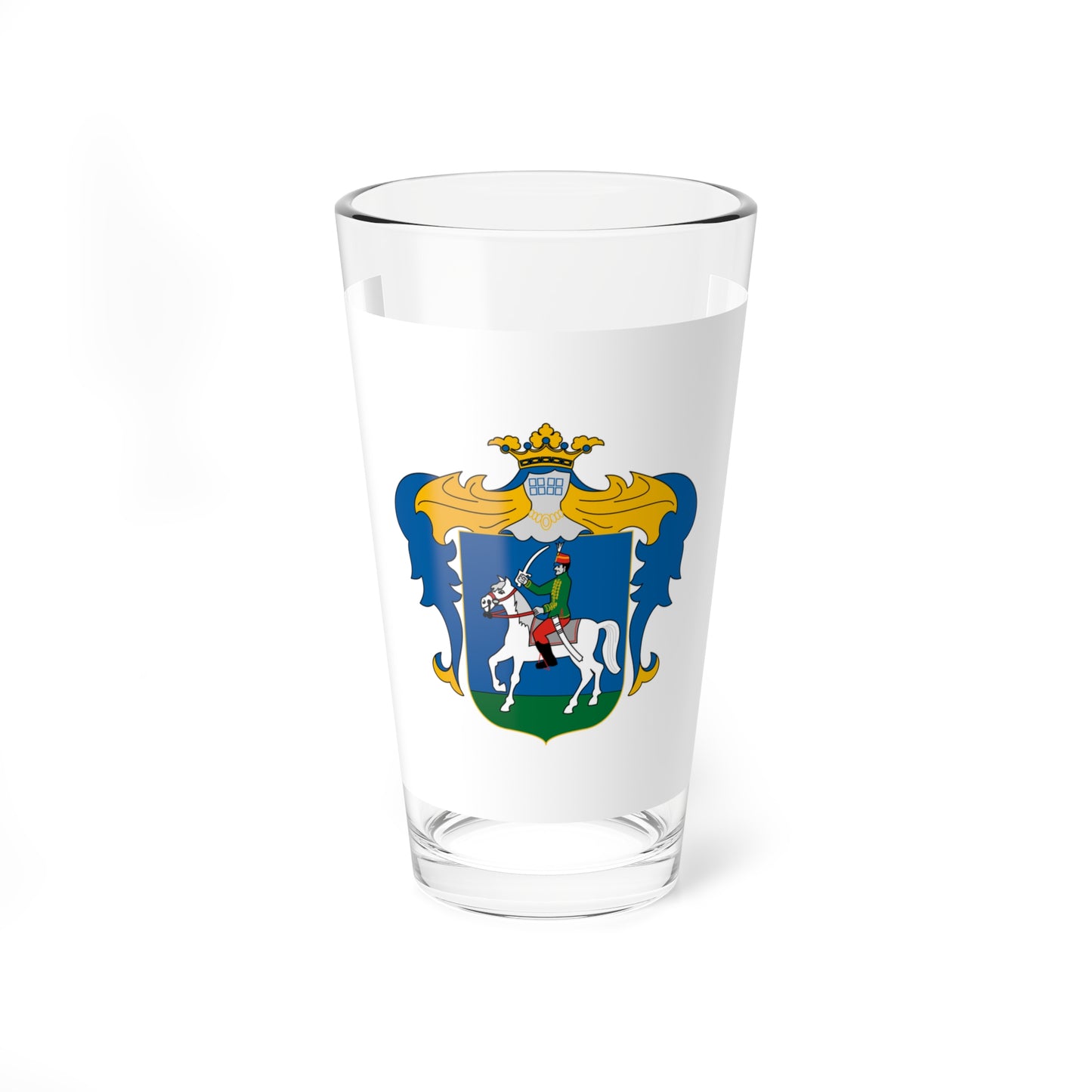 Flag of Nemesvamos (Hungary) Pint Glass 16oz