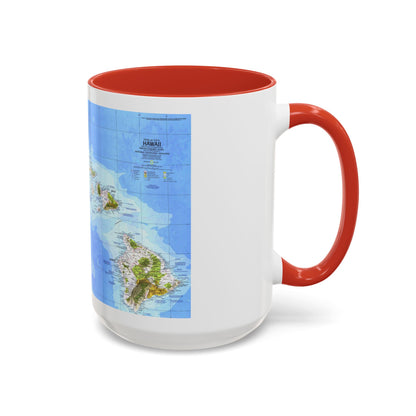 USA - Hawaii (1976) (Map) Accent Coffee Mug