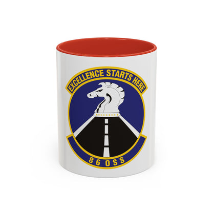 86th Operations Support Squadron (U.S. Air Force) Accent Coffee Mug