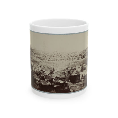 Andersonville Prison, Ga., August 17, 1864. North-West View Of Stockade (U.S. Civil War) White Coffee Mug