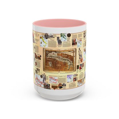 Italy - Historical (1995) (Map) Accent Coffee Mug