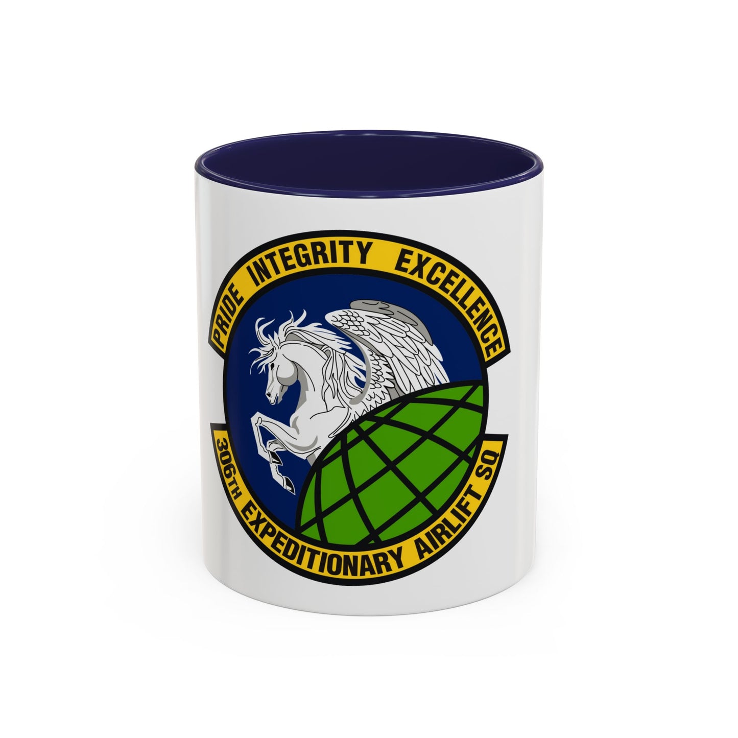 306th Expeditionary Airlift Squadron (U.S. Air Force) Accent Coffee Mug