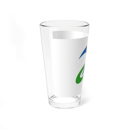 Flag of Misato Shimane (Japan) Pint Glass 16oz