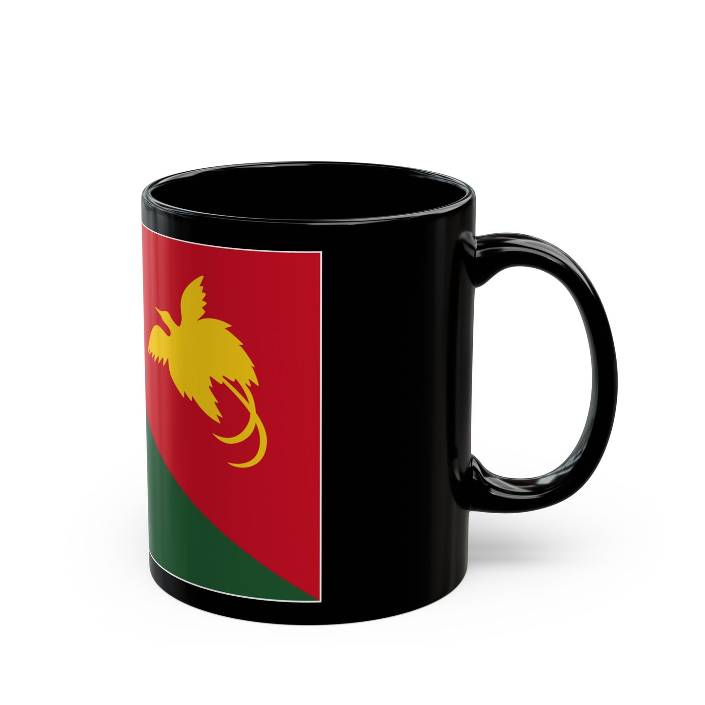 Flag of East Sepik Papa New Guinea - Black Coffee Mug-Go Mug Yourself