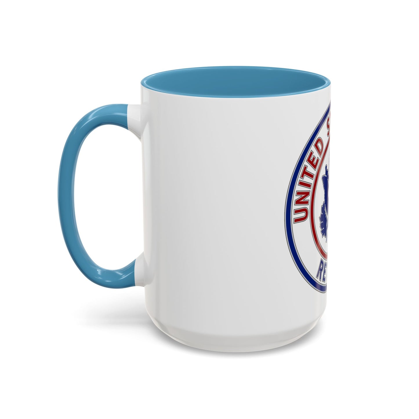 Retired Service Identification Badge 2 (U.S. Army) Accent Coffee Mug