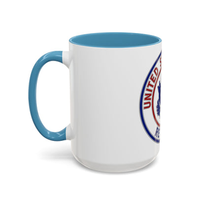 Retired Service Identification Badge 2 (U.S. Army) Accent Coffee Mug