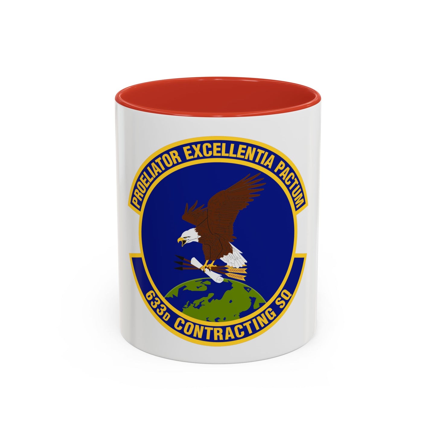 633d Contracting Squadron (U.S. Air Force) Accent Coffee Mug