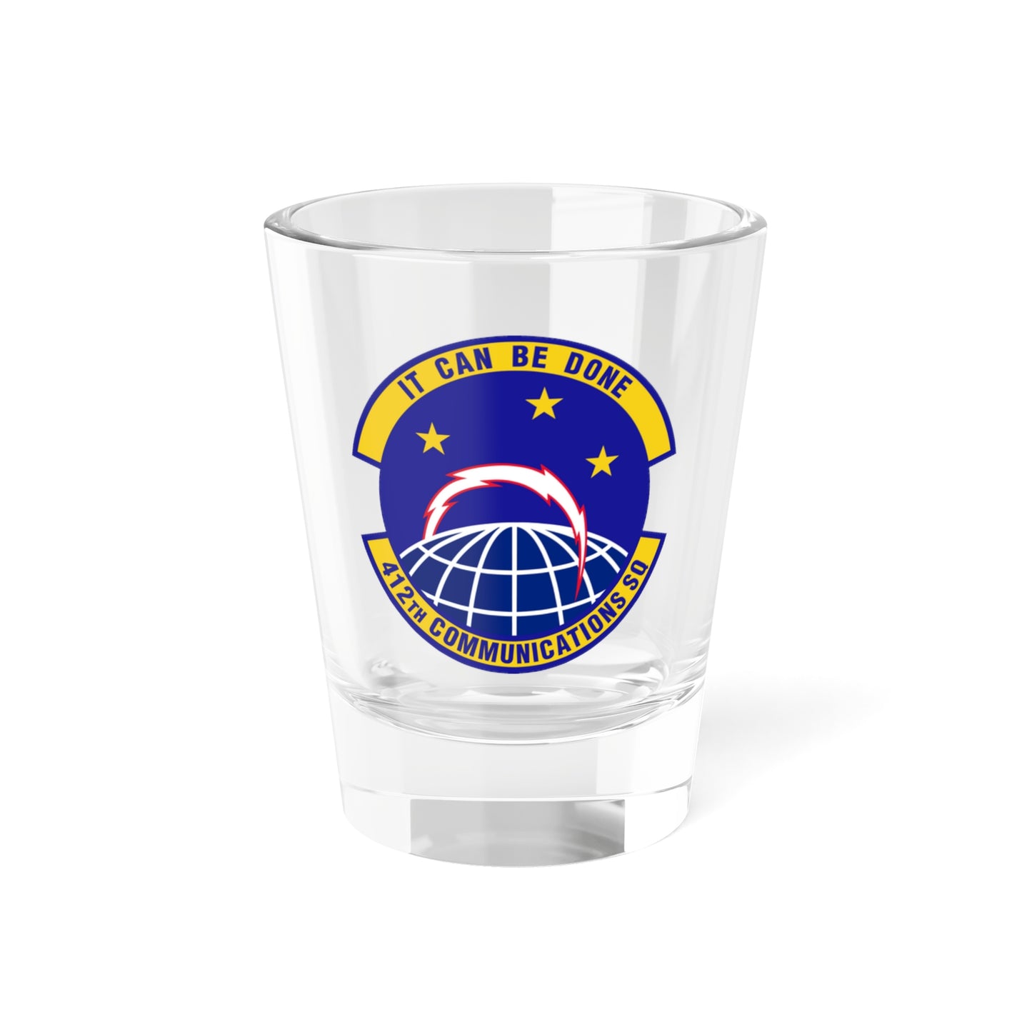 412th Communications Squadron (U.S. Air Force) Shot Glass 1.5oz