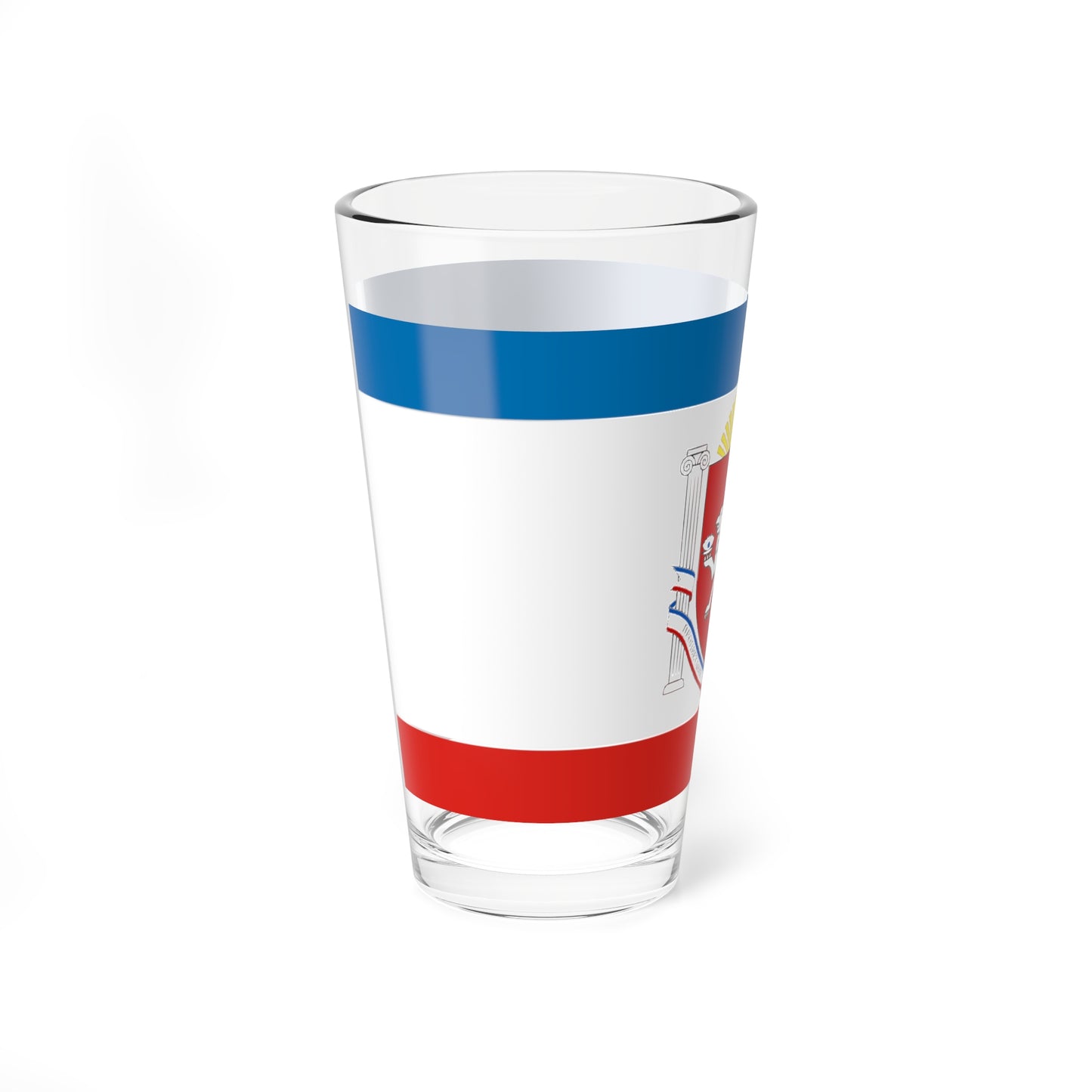 Flag of Crimea Coat of Arms (Russia) Pint Glass 16oz