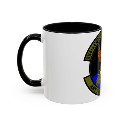 Tasse à café décorative du 354e Escadron de contrôleur (US Air Force)