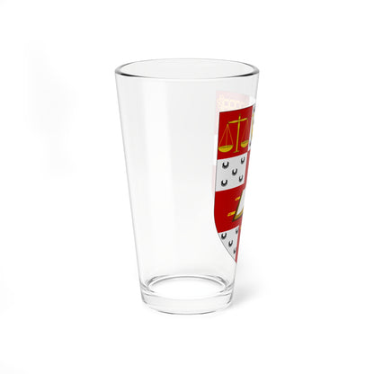 University of Law arms (United Kingdom) (Coat of Arms) Pint Glass 16oz