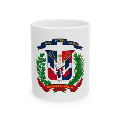 Coat of arms of the Dominican Republic - White Coffee Mug
