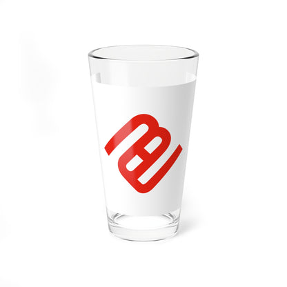 Flag of Isshiki Aichi 1966-2011 (Japan) Pint Glass 16oz
