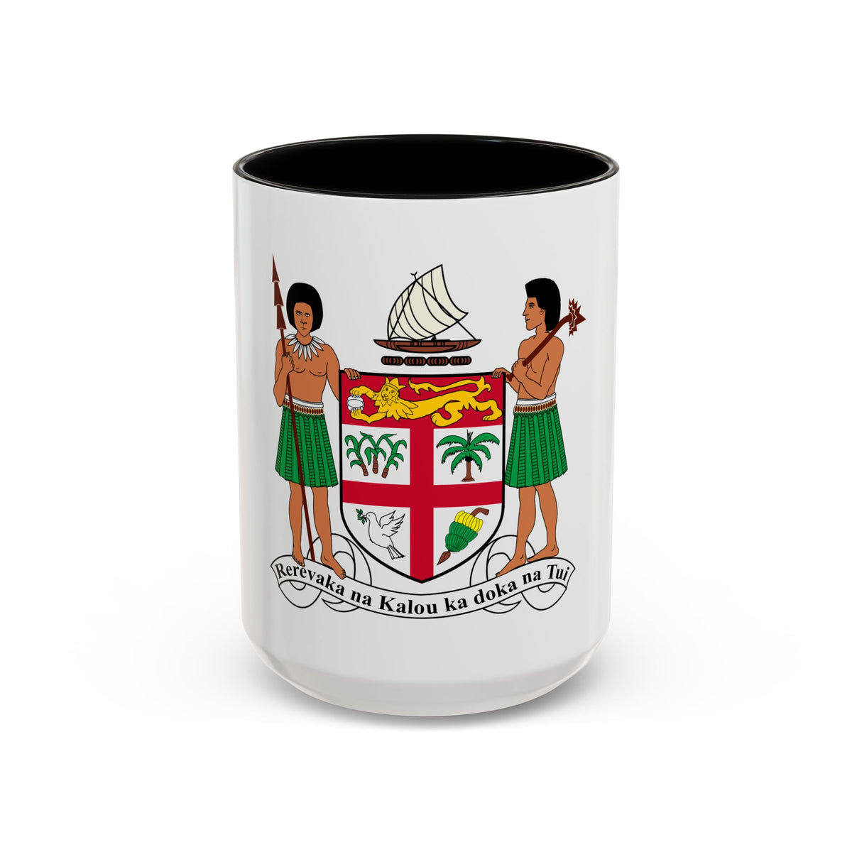 Coat of arms of Fiji - Accent Coffee Mug