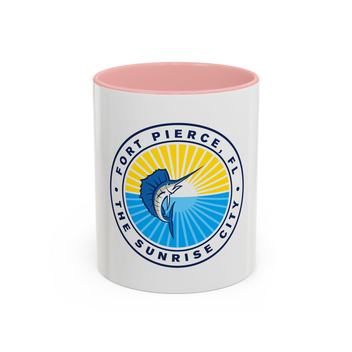 Seal of Fort Pierce Florida - Accent Coffee Mug