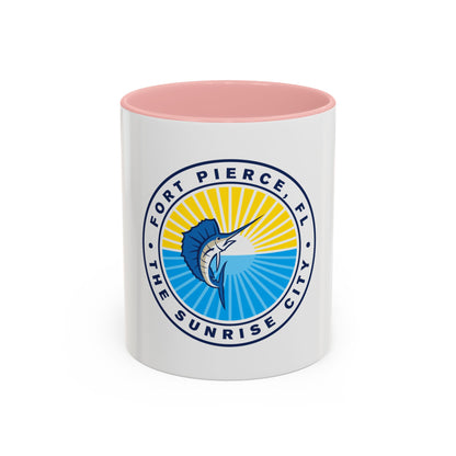 Seal of Fort Pierce Florida - Accent Coffee Mug