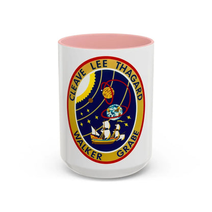 STS 30 (NASA) Accent Coffee Mug-15oz-Pink-Go Mug Yourself