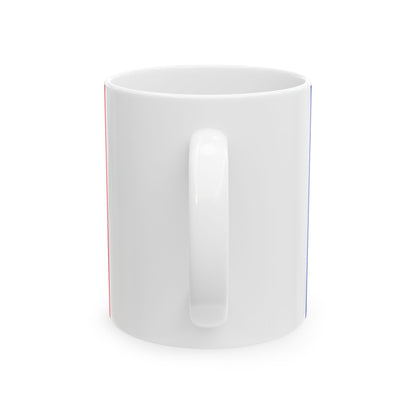 100e regiment dinfanterie de ligne - drapeau (France) White Coffee Mug-Go Mug Yourself