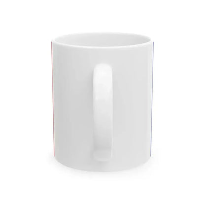 100e regiment dinfanterie de ligne - drapeau (France) White Coffee Mug - Go Mug Yourself