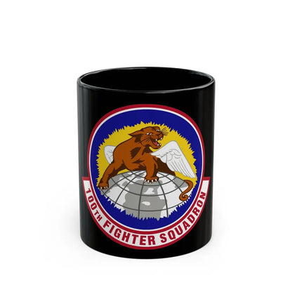 100th Fighter Squadron (U.S. Air Force) Black Coffee Mug-11oz-Go Mug Yourself