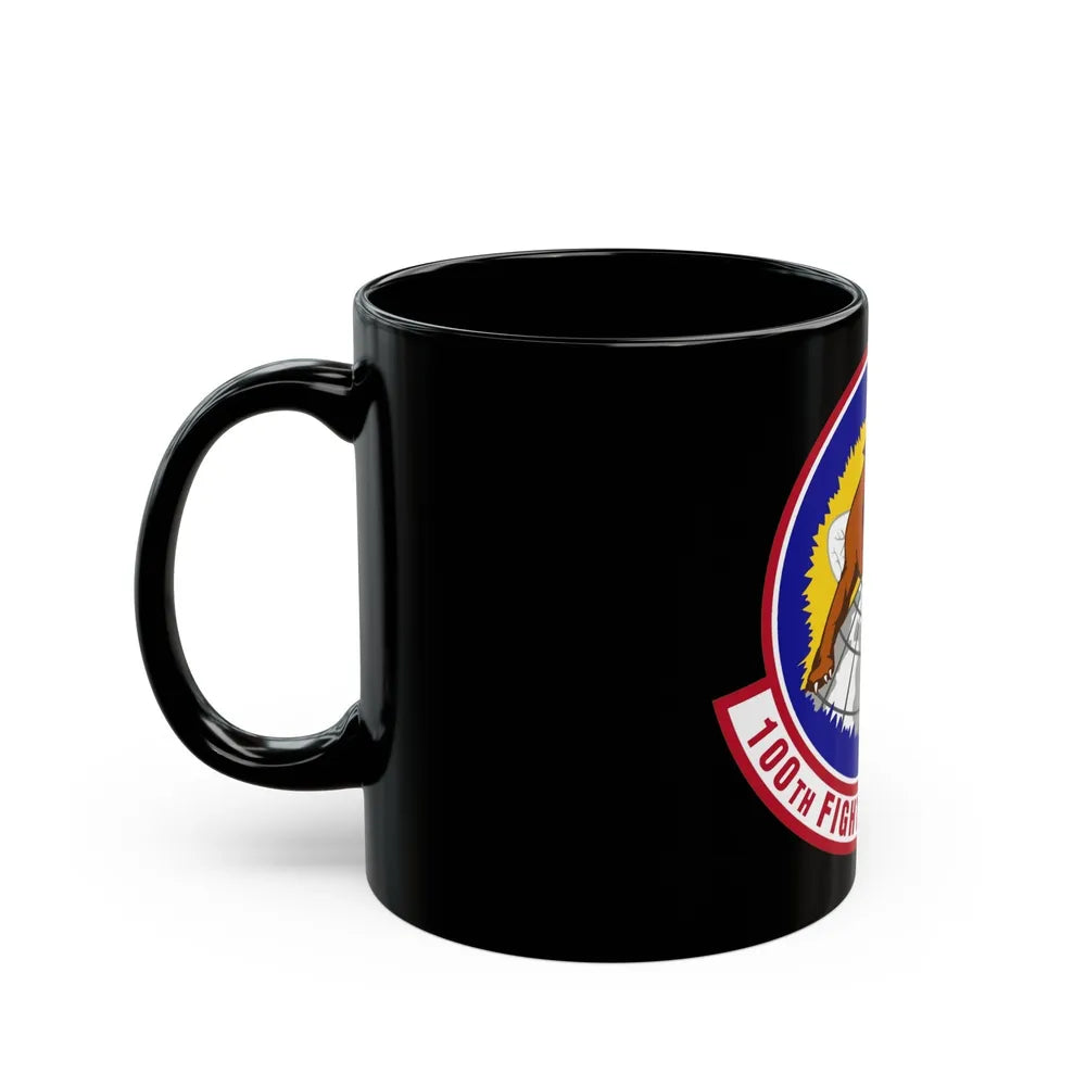 100th Fighter Squadron (U.S. Air Force) Black Coffee Mug-Go Mug Yourself