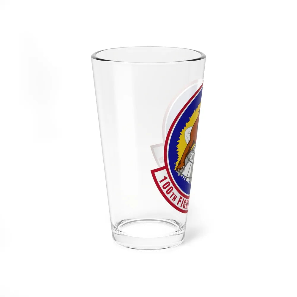 100th Fighter Squadron (U.S. Air Force) Pint Glass 16oz-Go Mug Yourself