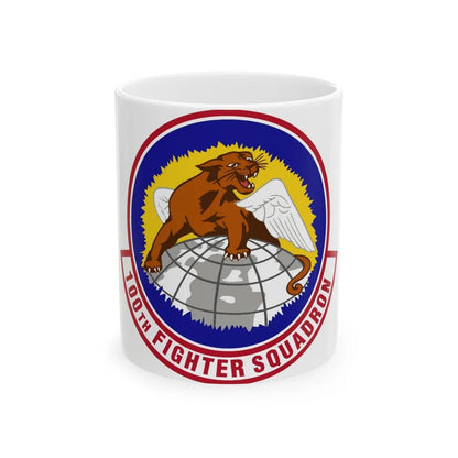 100th Fighter Squadron (U.S. Air Force) White Coffee Mug-11oz-Go Mug Yourself