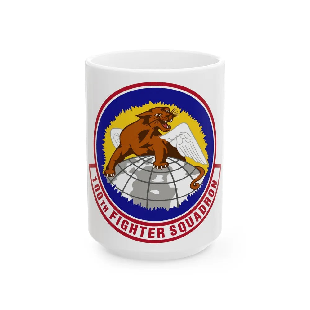 100th Fighter Squadron (U.S. Air Force) White Coffee Mug-15oz-Go Mug Yourself