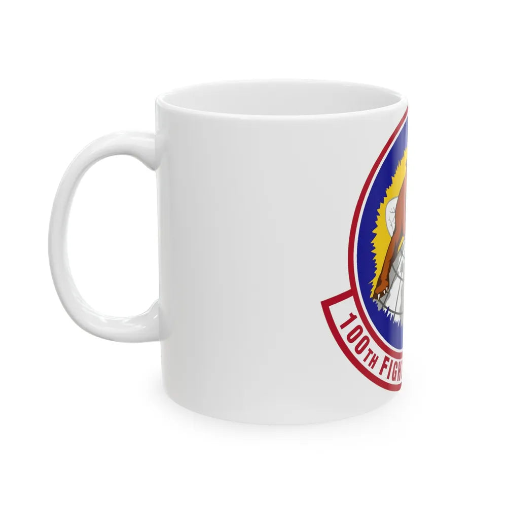 100th Fighter Squadron (U.S. Air Force) White Coffee Mug-Go Mug Yourself