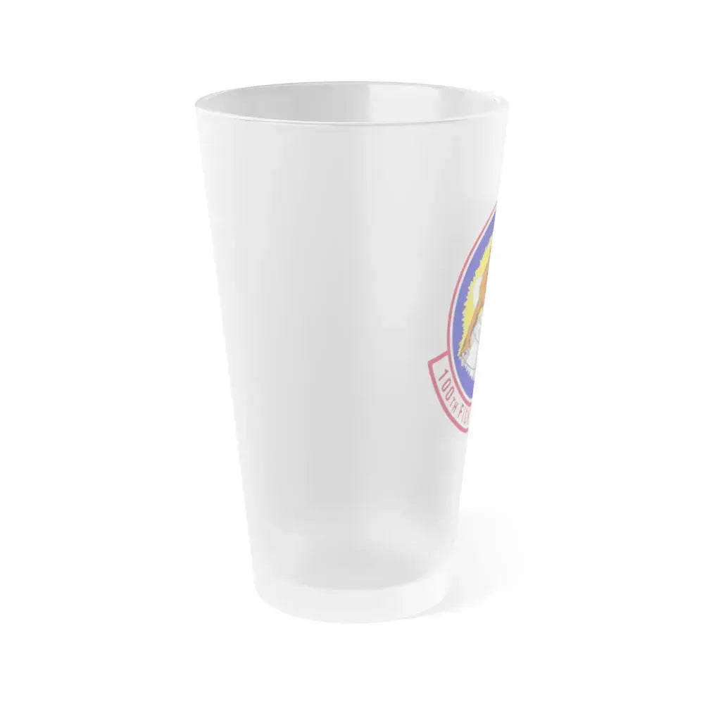 100th Fighter Squadron (U.S. Air Force) Frosted Pint Glass 16oz - Go Mug Yourself