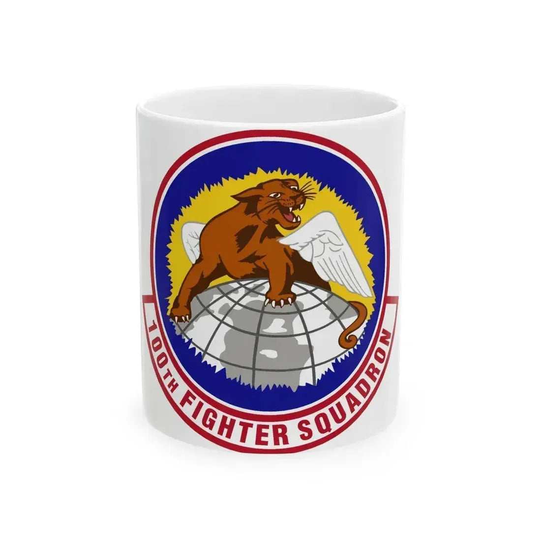 100th Fighter Squadron (U.S. Air Force) White Coffee Mug 11oz - Go Mug Yourself