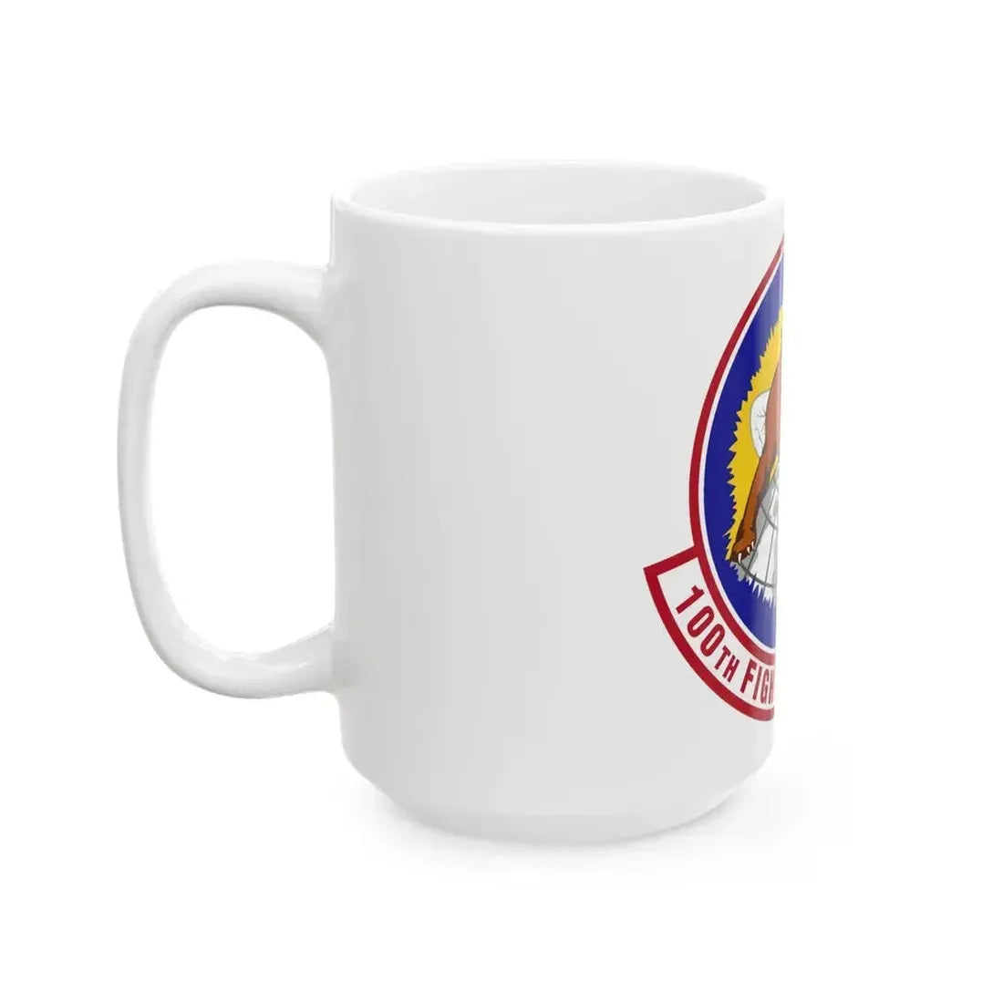 100th Fighter Squadron (U.S. Air Force) White Coffee Mug - Go Mug Yourself
