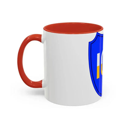 100th Infantry Division SSI (U.S. Army) Accent Coffee Mug - Go Mug Yourself