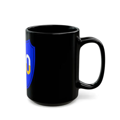 100th Infantry Division SSI (U.S. Army) Black Coffee Mug - Go Mug Yourself