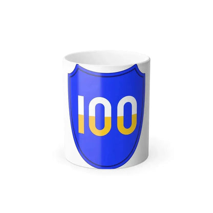 100th Infantry Division SSI (U.S. Army) Color Changing Coffee Mug 11oz - Go Mug Yourself