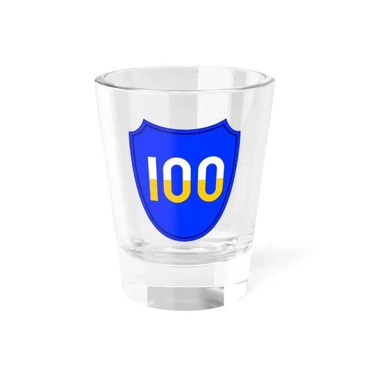 100th Infantry Division SSI (U.S. Army) Shot Glass 1.5oz 1.5oz - Go Mug Yourself