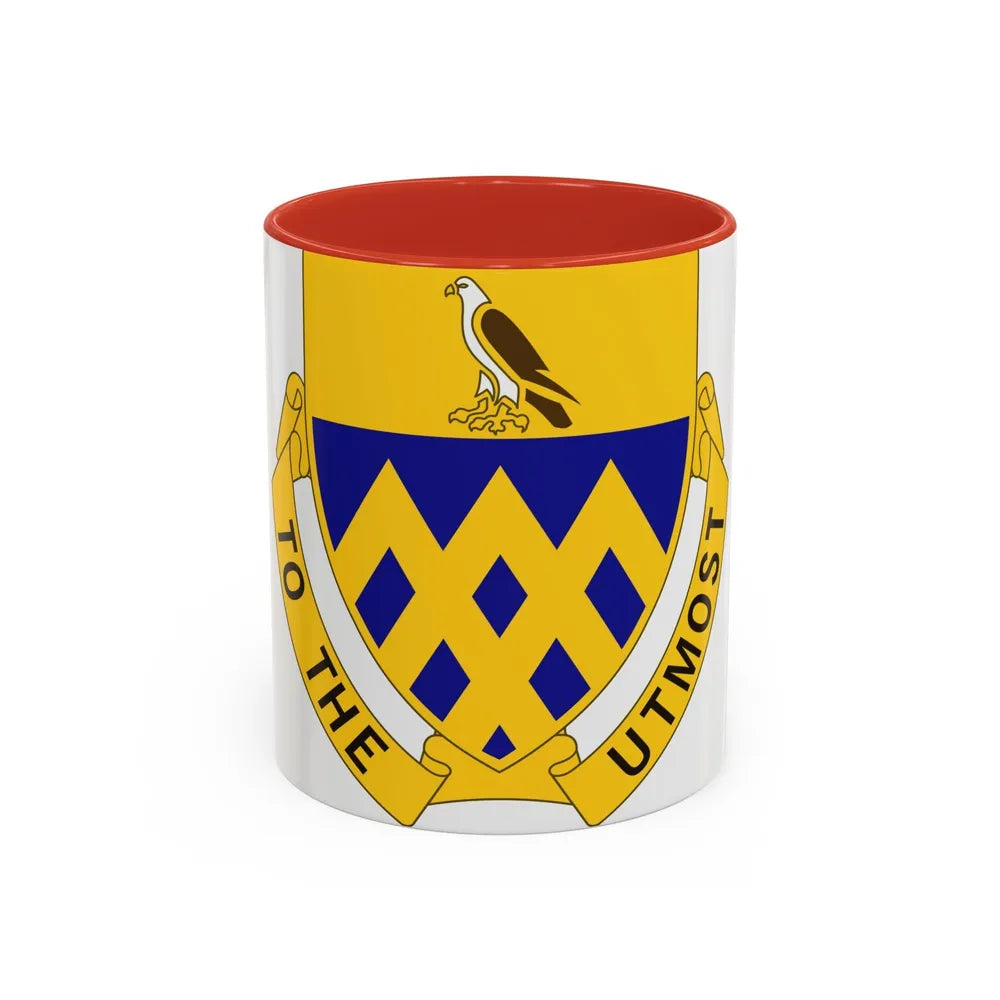 101 Cavalry Regiment (U.S. Army) Accent Coffee Mug-11oz-Red-Go Mug Yourself